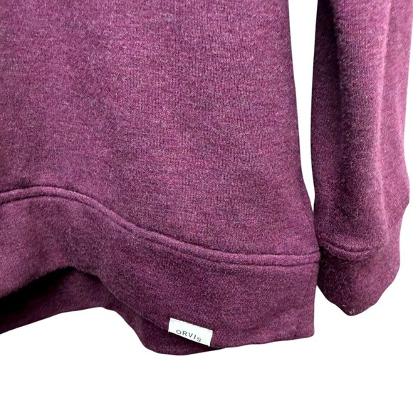 ORVIS Purple Sweatshirt Size Medium Womens Top Cozy Soft Pullover - Picture 5 of 9